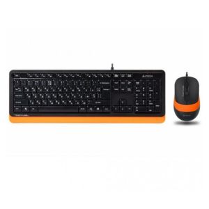 Комплект A4TECH Fstyler F1010, черен/оранжев - F1010 Orange