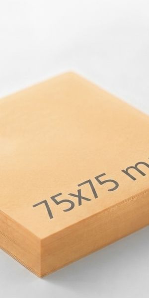 Самозалепващи листчета пастел 75/75 оранжево