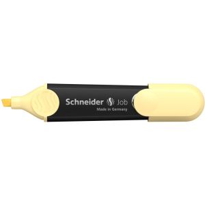 Текст маркер скосен SCHNEIDER JOB 1-5 милиметра жълт пастел