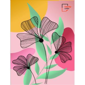Trendy Color A4 тетрадка за момиче 150л ТВК ШР 3 теми