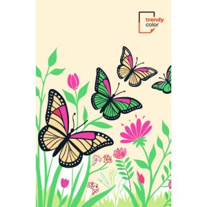 Trendy Color A5 тетрадка за момиче 140л 4 теми