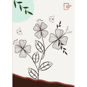 Trendy Color A4 тетрадка за момиче 80л спирала ШР