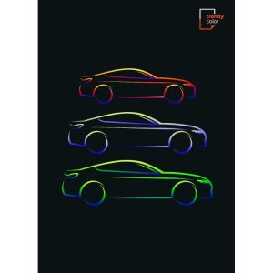 Trendy Color A4 тетрадка за момче 120л спирала ШР 4 теми