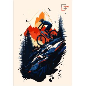 Trendy Color A4 тетрадка за момче 120л спирала ШР